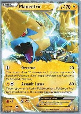 Manectric EX (23/119) (Punches 'n' Bites - Patrick Martinez) [World Championships 2015] | Black Swamp Games