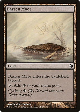 Barren Moor [Duel Decks: Izzet vs. Golgari] | Black Swamp Games
