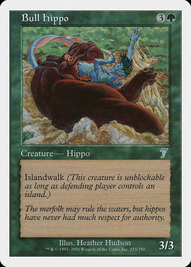 Bull Hippo [Seventh Edition] | Black Swamp Games