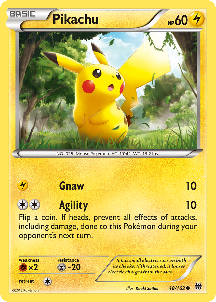 Pikachu (48/162) [XY: BREAKthrough] | Black Swamp Games