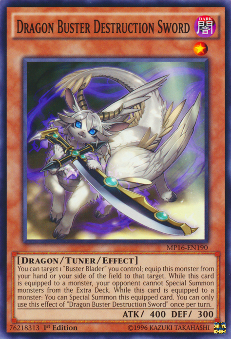 Dragon Buster Destruction Sword [MP16-EN190] Common | Black Swamp Games