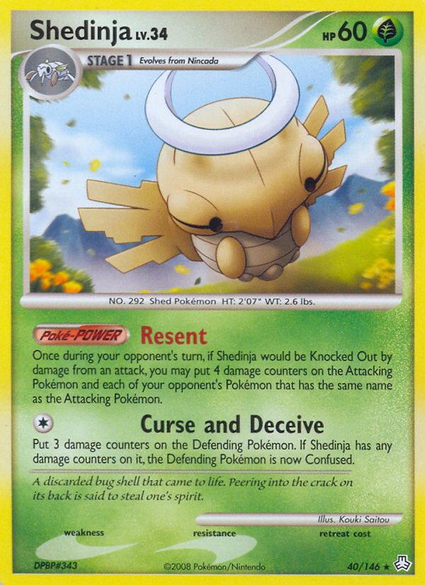 Shedinja (40/146) [Diamond & Pearl: Legends Awakened] | Black Swamp Games