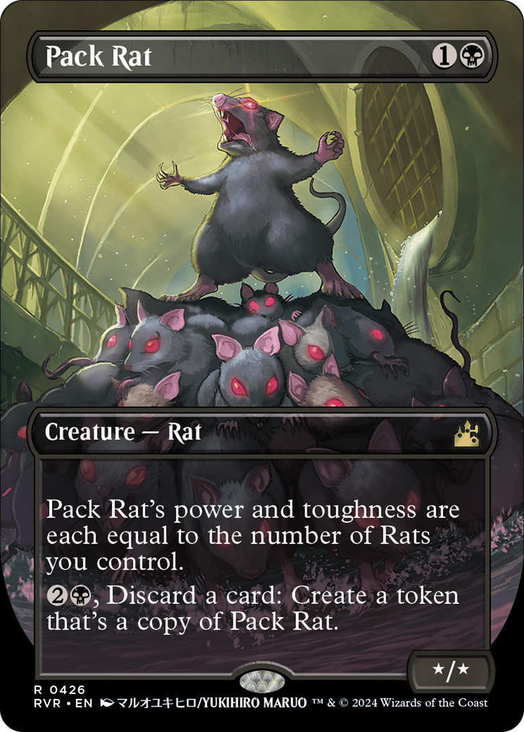 Pack Rat (Anime Borderless) [Ravnica Remastered] | Black Swamp Games