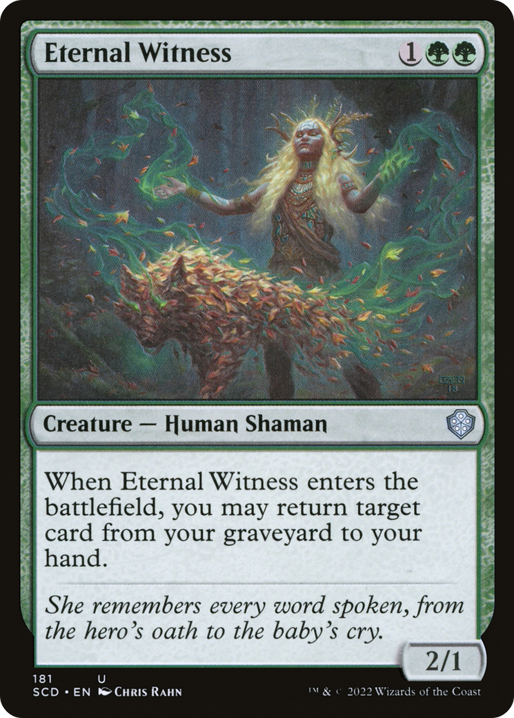 Eternal Witness [Starter Commander Decks] | Black Swamp Games