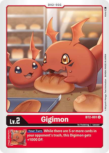 Gigimon [BT2-001] [Release Special Booster Ver.1.5] | Black Swamp Games
