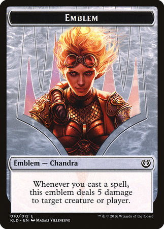 Emblem - Chandra, Torch of Defiance [Kaladesh Tokens] | Black Swamp Games