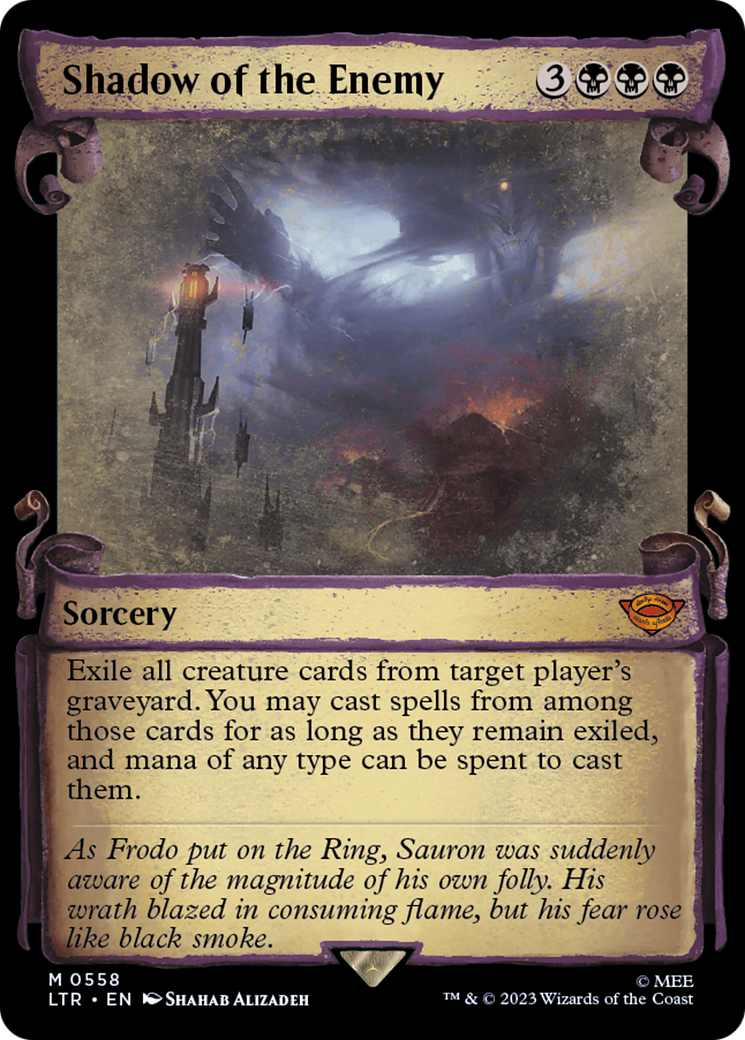 Shadow of the Enemy [The Lord of the Rings: Tales of Middle-Earth Showcase Scrolls] | Black Swamp Games