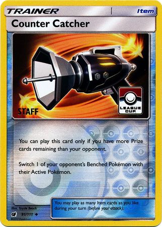 Counter Catcher (91/111) (League Promo Staff) [Sun & Moon: Crimson Invasion] | Black Swamp Games