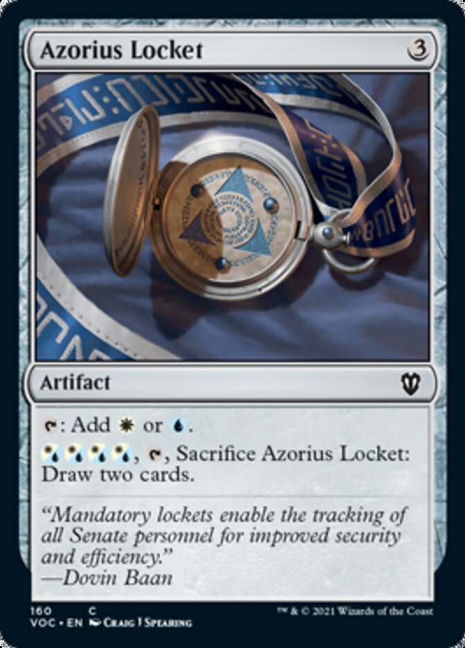 Azorius Locket [Innistrad: Crimson Vow Commander] | Black Swamp Games