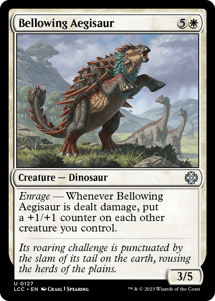 Bellowing Aegisaur [The Lost Caverns of Ixalan Commander] | Black Swamp Games