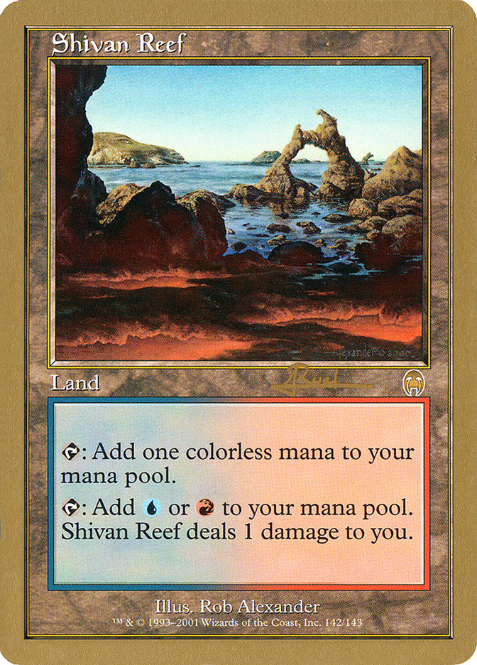 Shivan Reef (Antoine Ruel) [World Championship Decks 2001] | Black Swamp Games