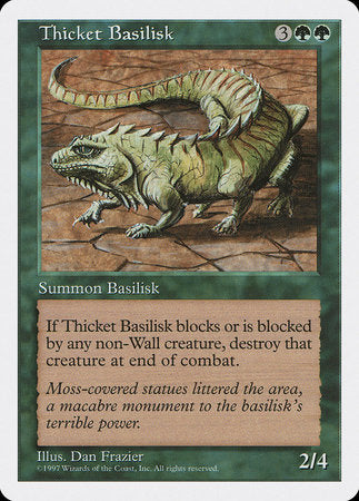 Thicket Basilisk [Fifth Edition] | Black Swamp Games