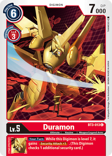 Duramon [BT3-013] [Release Special Booster Ver.1.5] | Black Swamp Games