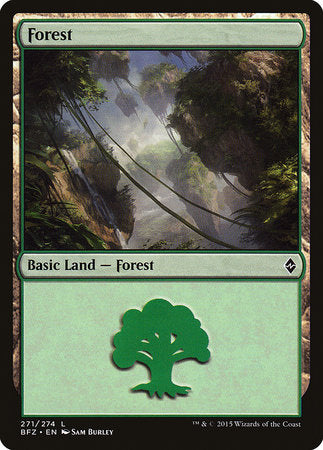 Forest (271) [Battle for Zendikar] | Black Swamp Games