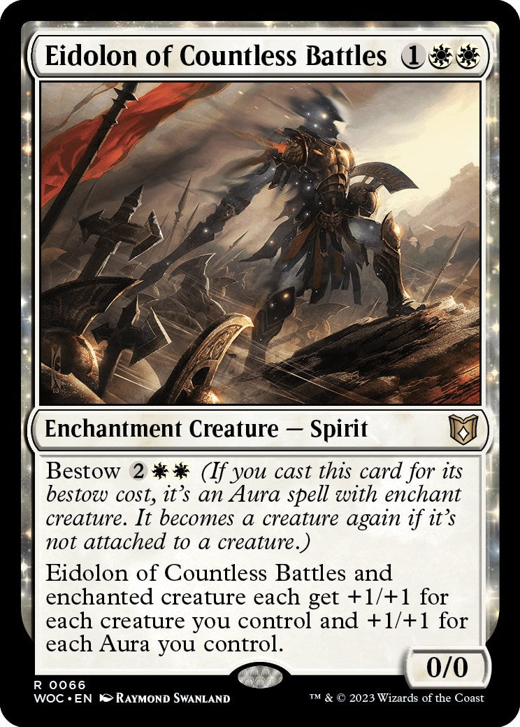 Eidolon of Countless Battles [Wilds of Eldraine Commander] | Black Swamp Games