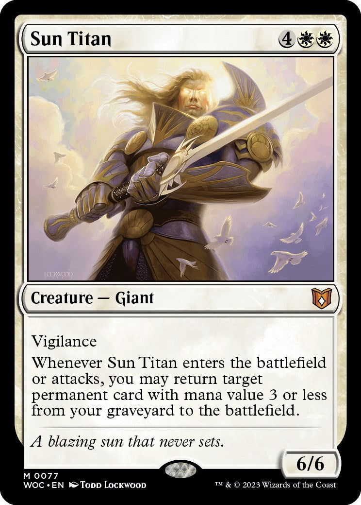 Sun Titan [Wilds of Eldraine Commander] | Black Swamp Games
