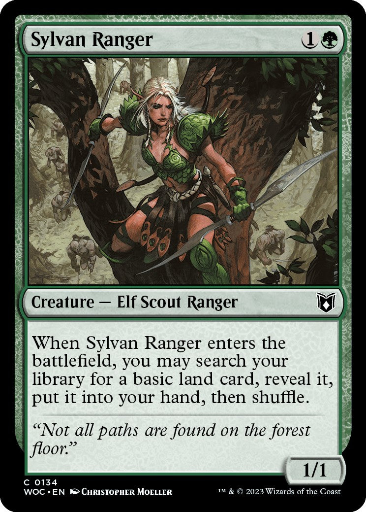 Sylvan Ranger [Wilds of Eldraine Commander] | Black Swamp Games