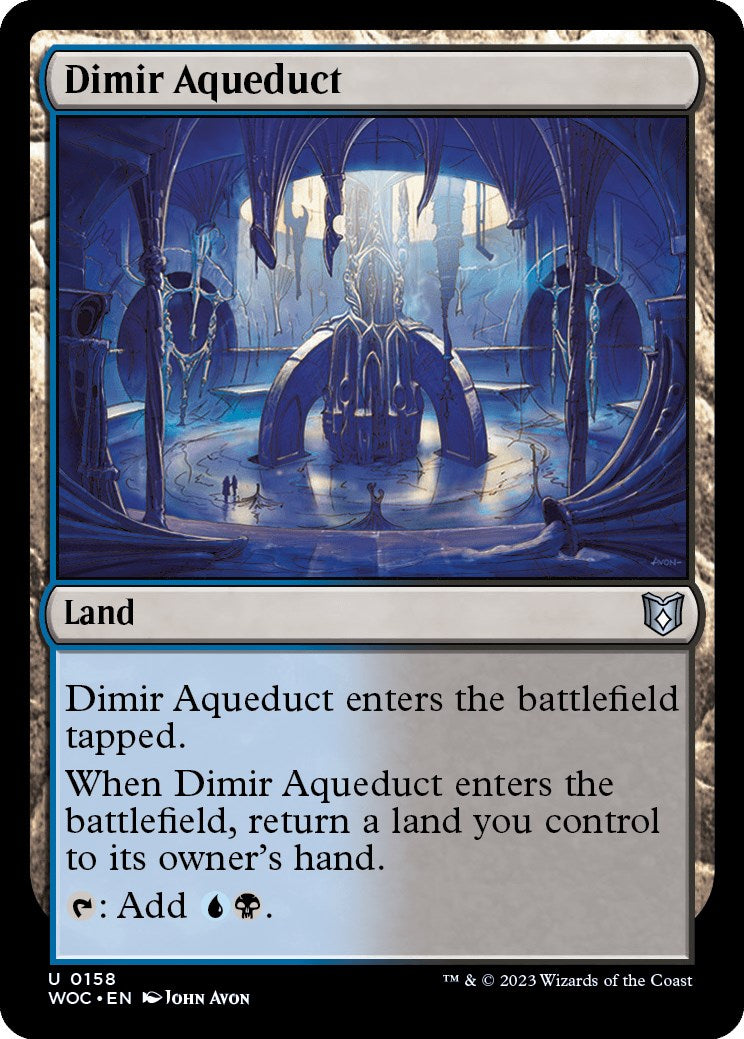 Dimir Aqueduct [Wilds of Eldraine Commander] | Black Swamp Games