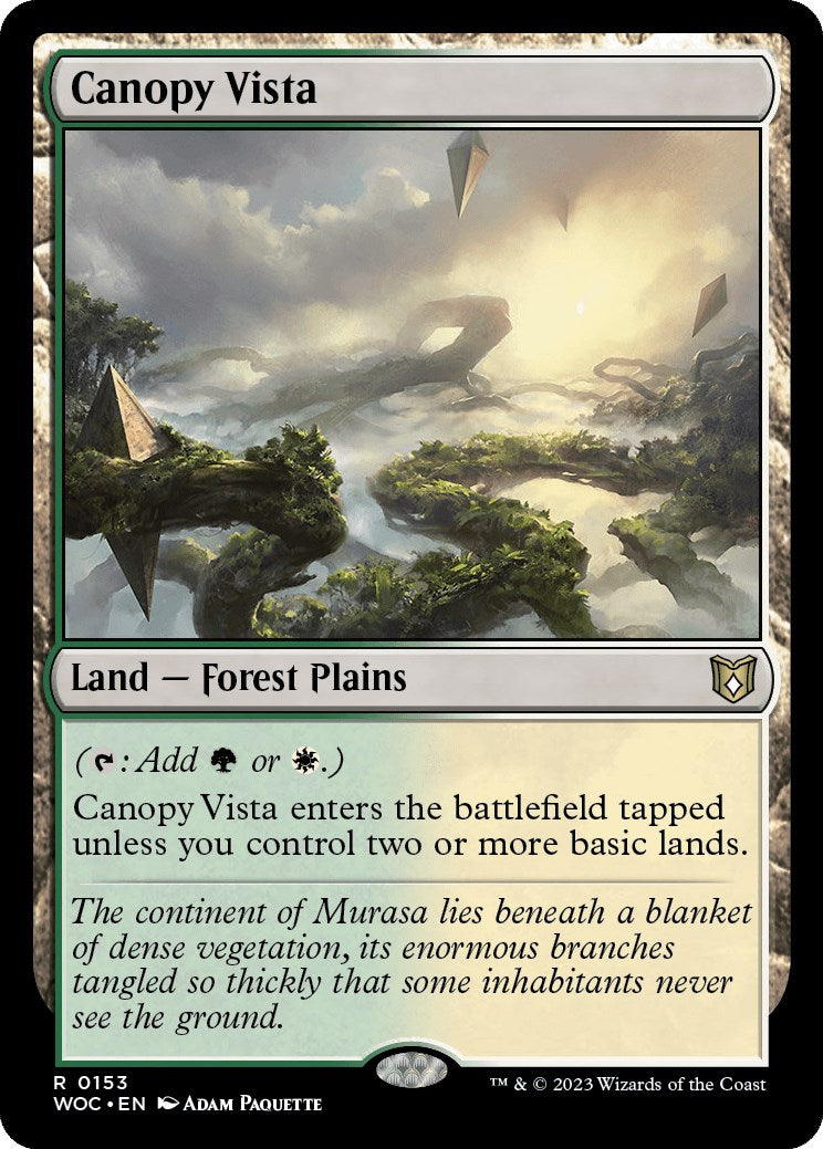 Canopy Vista [Wilds of Eldraine Commander] | Black Swamp Games