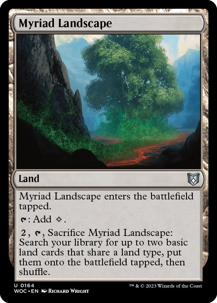 Myriad Landscape [Wilds of Eldraine Commander] | Black Swamp Games