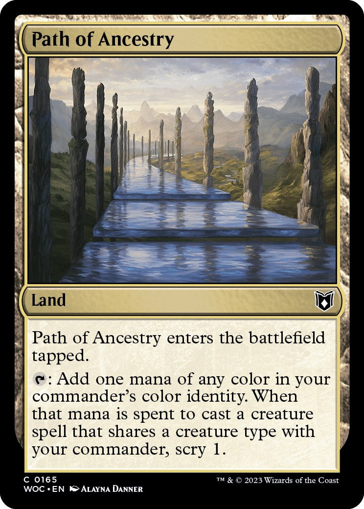 Path of Ancestry [Wilds of Eldraine Commander] | Black Swamp Games