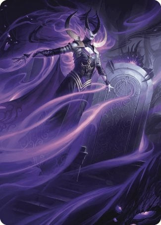 Ashiok, Wicked Manipulator Art Card (10/81) [Wilds of Eldraine Art Series] | Black Swamp Games