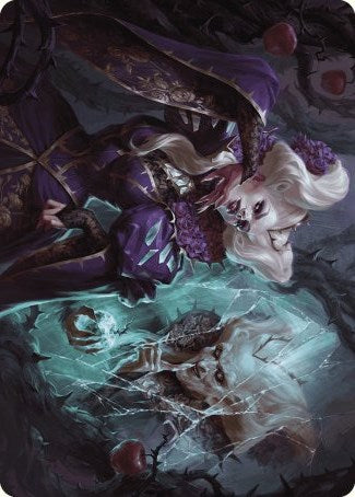 Conceited Witch Art Card [Wilds of Eldraine Art Series] | Black Swamp Games