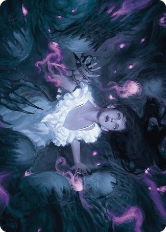 Neva, Stalked by Nightmares Art Card [Wilds of Eldraine Art Series] | Black Swamp Games