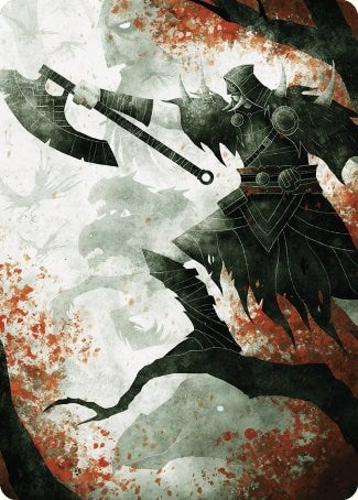Garruk's Uprising Art Card [Wilds of Eldraine Art Series] | Black Swamp Games
