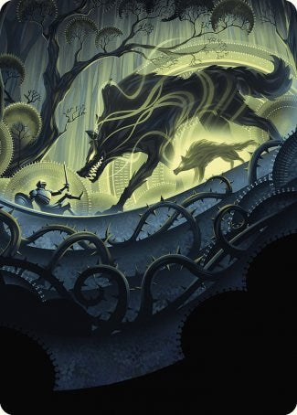 Unnatural Growth Art Card [Wilds of Eldraine Art Series] | Black Swamp Games