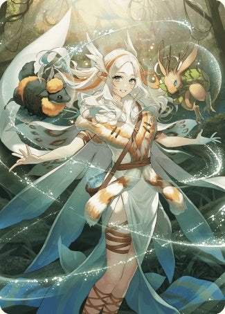 Greater Auramancy Anime Art Card [Wilds of Eldraine Art Series] | Black Swamp Games