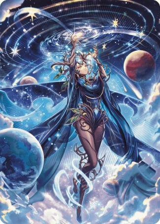 Omniscience Anime Art Card [Wilds of Eldraine Art Series] | Black Swamp Games