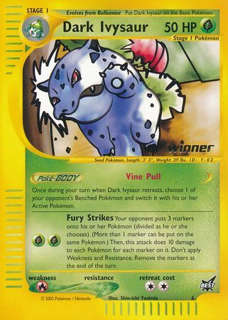 Dark Ivysaur (6) (Winner) [Best of Promos] | Black Swamp Games