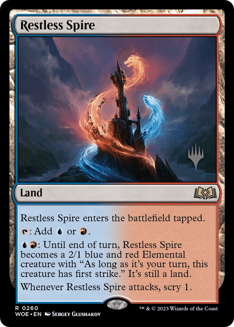Restless Spire (Promo Pack) [Wilds of Eldraine Promos] | Black Swamp Games