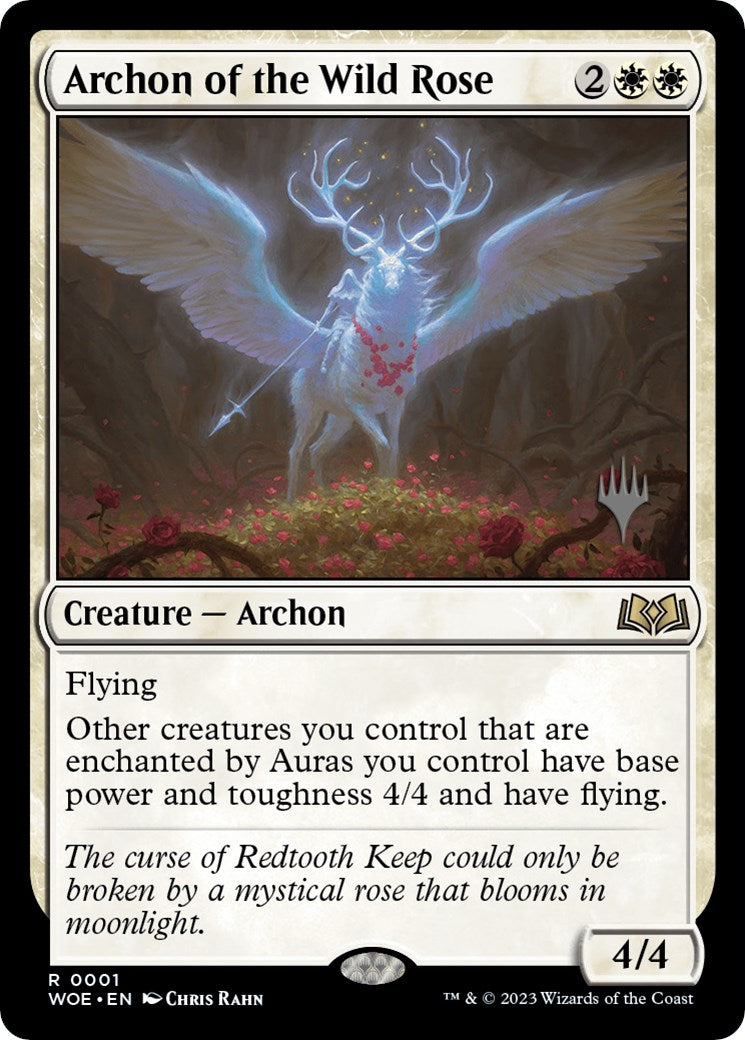 Archon of the Wild Rose (Promo Pack) [Wilds of Eldraine Promos] | Black Swamp Games