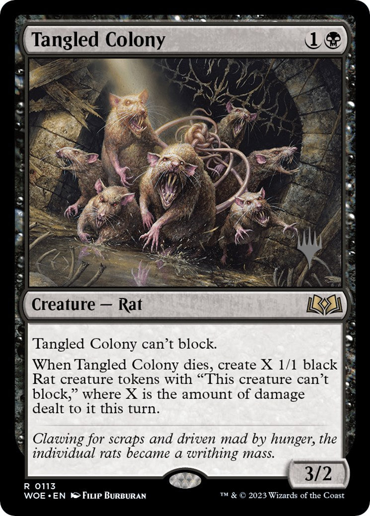 Tangled Colony (Promo Pack) [Wilds of Eldraine Promos] | Black Swamp Games