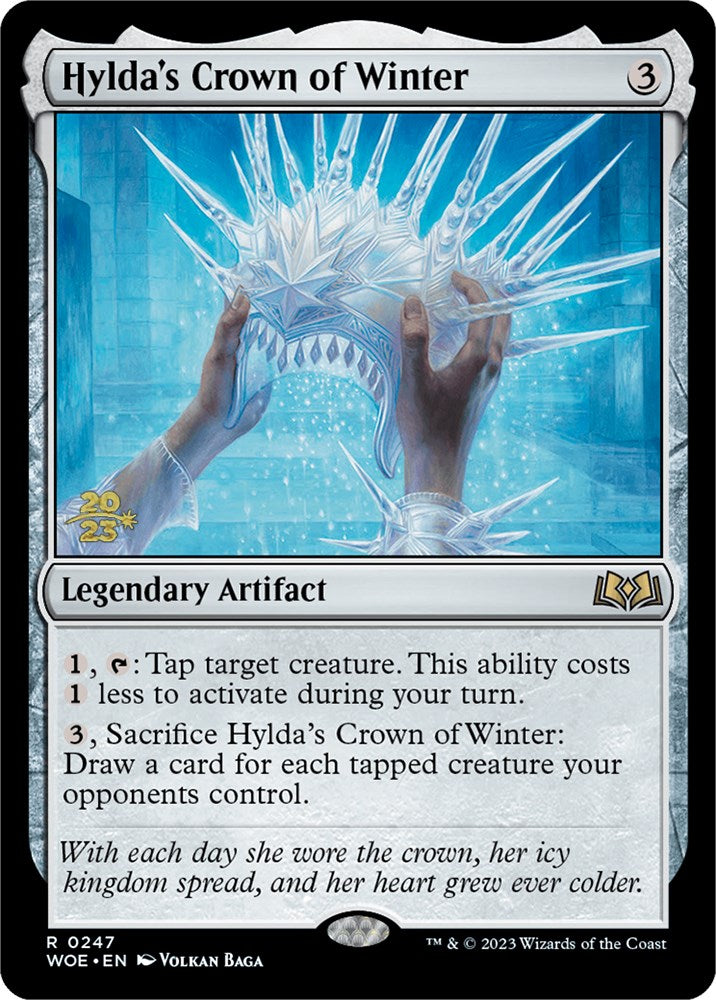 Hylda's Crown of Winter [Wilds of Eldraine Prerelease Promos] | Black Swamp Games