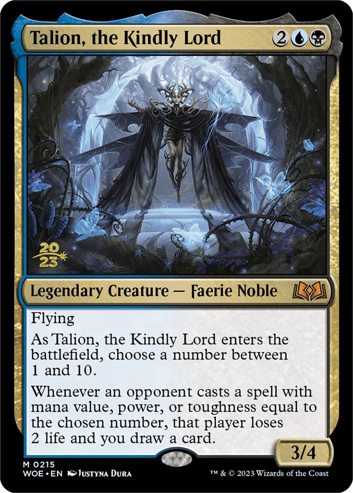 Talion, the Kindly Lord [Wilds of Eldraine Prerelease Promos] | Black Swamp Games