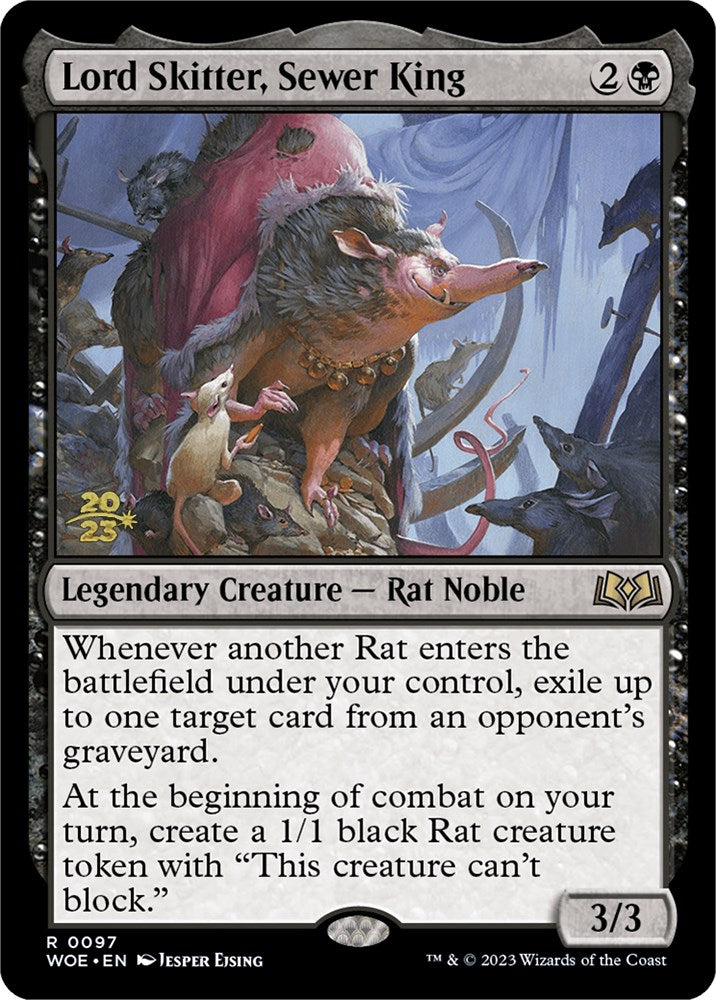 Lord Skitter, Sewer King [Wilds of Eldraine Prerelease Promos] | Black Swamp Games