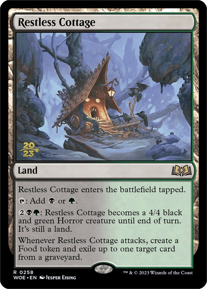 Restless Cottage [Wilds of Eldraine Prerelease Promos] | Black Swamp Games