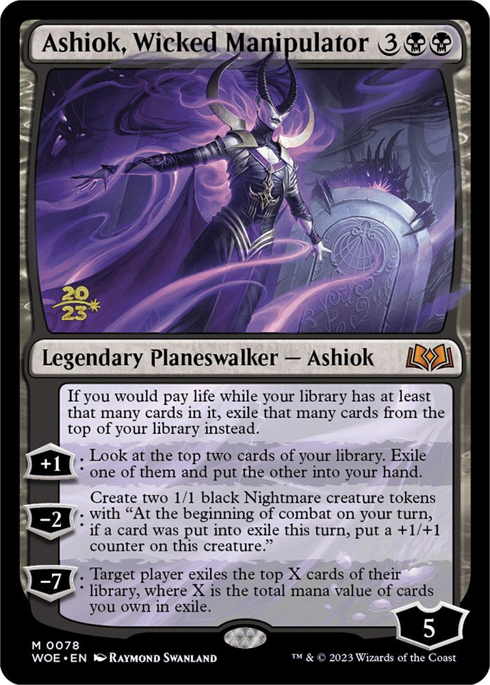 Ashiok, Wicked Manipulator [Wilds of Eldraine Prerelease Promos] | Black Swamp Games