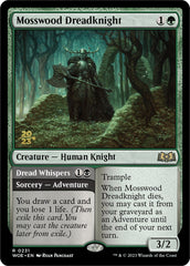 Mosswood Dreadknight // Dread Whispers [Wilds of Eldraine Prerelease Promos] | Black Swamp Games