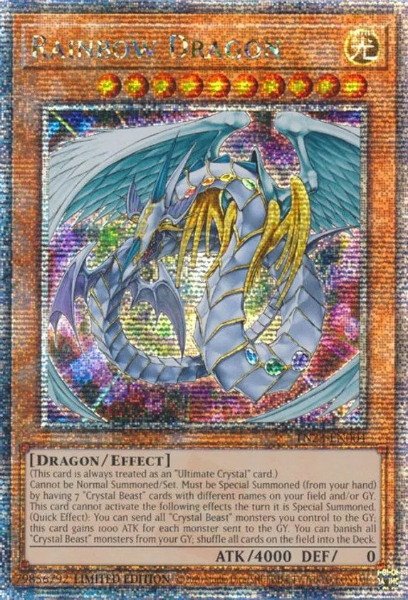 Rainbow Dragon [TN23-EN004] Quarter Century Secret Rare | Black Swamp Games