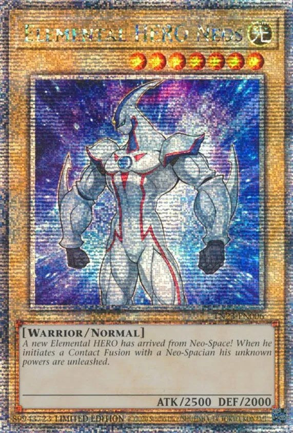 Elemental HERO Neos [TN23-EN006] Quarter Century Secret Rare | Black Swamp Games