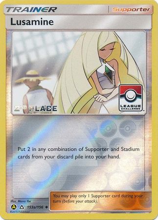 Lusamine (153a/156) (League Challenge Alt Art 2nd Place) [Sun & Moon: Ultra Prism] | Black Swamp Games