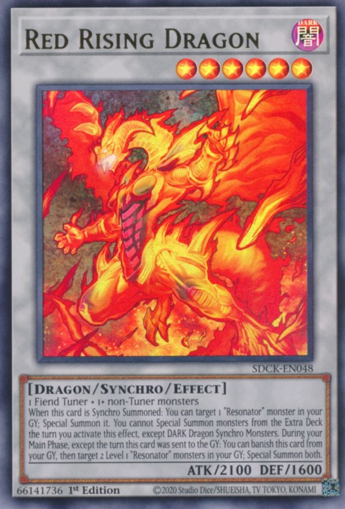 Red Rising Dragon [SDCK-EN048] Ultra Rare | Black Swamp Games