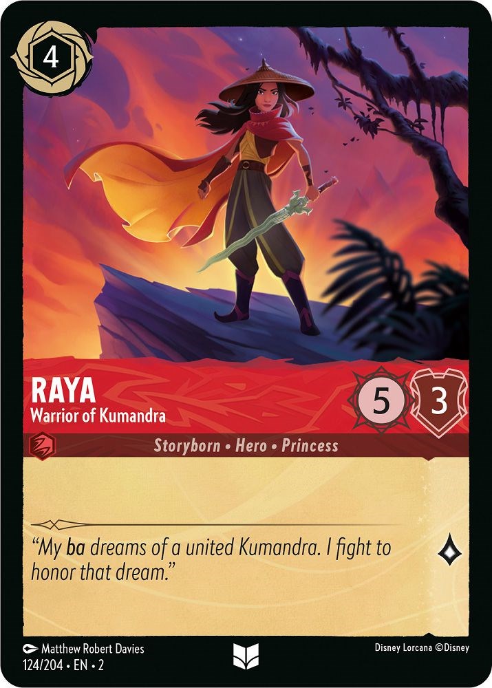 Raya - Warrior of Kumandra (124/204) [Rise of the Floodborn] | Black Swamp Games