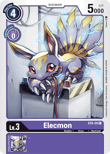 Elecmon [ST6-05] [Starter Deck: Venomous Violet] | Black Swamp Games