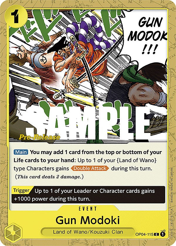 Gun Modoki [Kingdoms of Intrigue Pre-Release Cards] | Black Swamp Games