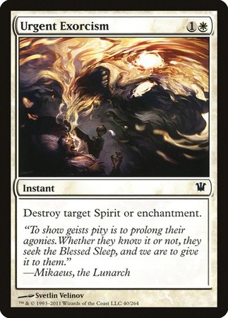 Urgent Exorcism [Innistrad] | Black Swamp Games